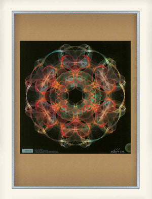 geometric theme abstract art print