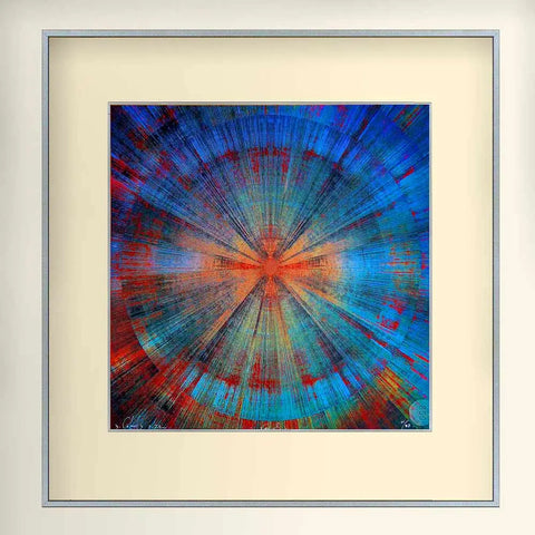 radius geometric theme abstract art print