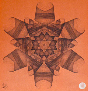 ORANGE ROMEDA SILKSCREEN PRINT - SPECIAL OFFER