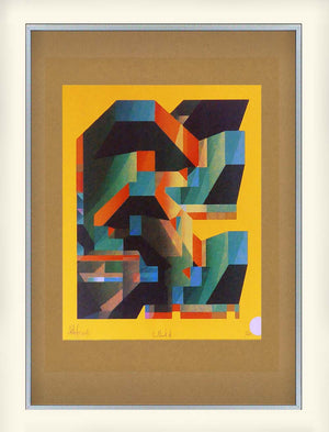 bauhaus theme architectural abstract art print