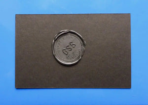wax seal on the artist certificate of authencity