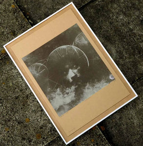 framed album cover art featuring dreadzones dreadtimes album cover by artist damon roberts