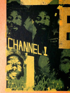 roots reggae abstract wall art silkscreen print